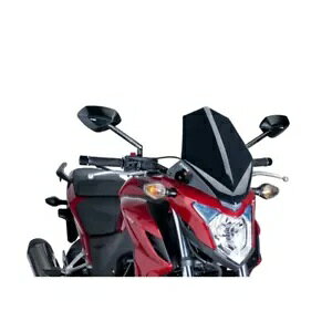 �v�[�C�O �l�C�L�b�h N.G.�X�|�[�c�X�N���[�� �z���_ CB 500 F 2013 - 2015 �u���b�N 6437N PUIG NAKED N.G. SPORT SCREEN FOR HONDA CB 500 F 2013 - 2015 BLACK 6437N �y���s�A���i�z