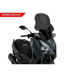 PUIG V-TECH �c�[�����O�X�N���[�� ���}�n X-MAX 125 MAX TECH 2023 - 2024 �_�[�N�X���[�N�p PUIG V-TECH TOURING SCREEN FOR YAMAHA X-MAX 125 MAX TECH 2023 - 2024 DARK SMOKE �y���s�A���i�z