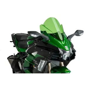 tgKX Z-[VO Puig JTLjW 1000 H2 SX 2018 - 2019 O[ 9704V- WINDSHIELD Z-RACING PUIG FOR KAWASAKI NINJA 1000 H2 SX 2018 - 2019 GREEN 9704V-