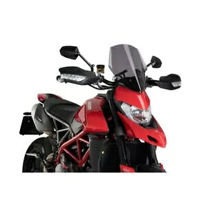 PUIG �X�|�[�c�X�N���[�� �h�D�J�e�B �n�C�p�[���^�[�h 950/SP 2019 - 2023 �_�[�N�X���[�N 3634F PUIG SPORT SCREEN FOR DUCATI HYPERMOTARD 950/SP 2019 - 2023 DARK SMOKE 3634F �y���s�A���i�z