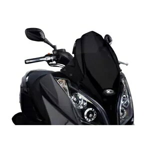 �t�����g�K���X V-TECH SPORT PUIG KYMCO GRAND DINK 300 2016 - 2022 �u���b�N 5522N- WINDSHIELD V-TECH SPORT PUIG FOR KYMCO GRAND DINK 300 2016 - 2022 BLACK 5522N- �y���s�A���i�z