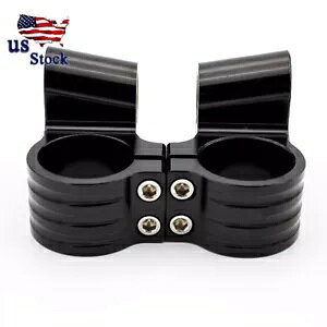 CNC 52mm 7/8�C���` �I�[�g�o�C ���j�o�[�T�� �N���b�v�I�� �}�E���g �t�H�[�N �`���[�u ���C�Y �u���b�N CNC 52mm 7/8 Motorcycle Universal Clip-On Mounting Fork Tube Raise Black �y���s�A���i�z