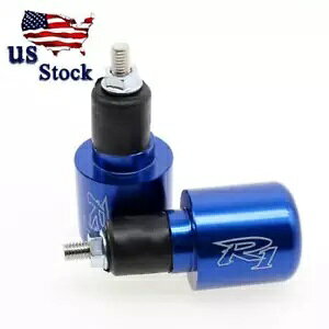 }nu[nho[GhvOXC_[nho[ YZF R1 1998-2015 2016 For Yamaha Blue Handle Bar Ends Plugs Slider Handlebar YZF R1 1998-2015 2016