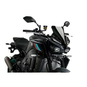 �v�[�C�O �l�C�L�b�h N.G.�X�|�[�c�X�N���[�� ���}�n MT-10 1000 2022 - 2023 �u���b�N 21361N PUIG NAKED N.G. SPORT SCREEN FOR YAMAHA MT-10 1000 2022 - 2023 BLACK 21361N �y���s�A���i�z