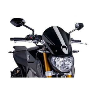 tgKX Puig }n MT-09 850 X|[cgbJ[ 2013 - 2016 ubN 6861N- WINDSHIELD PUIG FOR YAMAHA MT-09 850 SPORT TRACKER 2013 - 2016 BLACK 6861N-
