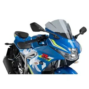 �t�����g�K���X Z-���[�V���O Puig �X�Y�L GSX-R 125 2017 - 2023 �X���[�N�O���[ 9721H- WINDSHIELD Z-RACING PUIG FOR SUZUKI GSX-R 125 2017 - 2023 SMOKE GRAY 9721H- �y���s�A���i�z