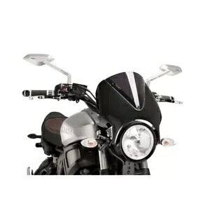 Puig EBhXN[ g }n XSR 700 2016 - 2020 _[NX[N 9561F ɑΉ PUIG WINDSCREEN RETRO COMPATIBLE FOR YAMAHA XSR 700 2016 - 2020 DARK SMOKE 9561F