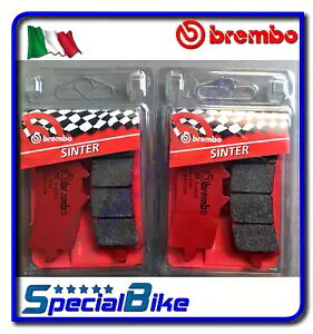 Brembo SA �Č��u���[�L�p�b�h 2 �Z�b�g DUCATI 1199 PANIGALE / S 2012 - 2014 �p BREMBO SA SINTERED BRAKE PADS 2 SETS FOR DUCATI 1199 PANIGALE / S 2012 - 2014 �y���s�A���i�z