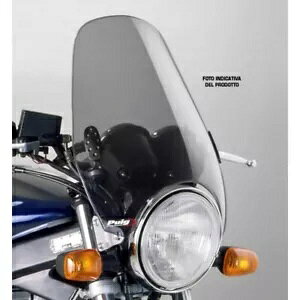 PUIG ���j�o�[�T�� �J�X�^�� �X�N���[�� HYOSUNG GV 650 AQUILA 2005 - 2016 ���C�g�X���[�N PUIG UNIVERSAL CUSTOM SCREEN FOR HYOSUNG GV 650 AQUILA 2005 - 2016 LIGHT SMOKE �y���s�A���i�z