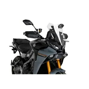 PUIG �X�|�[�c�X�N���[�� ���}�n �g���[�T�[ 9 900 GT �v���X 2023 - 2024 �N���A 21967W PUIG SPORT SCREEN FOR YAMAHA TRACER 9 900 GT PLUS 2023 - 2024 CLEAR 21967W �y���s�A���i�z