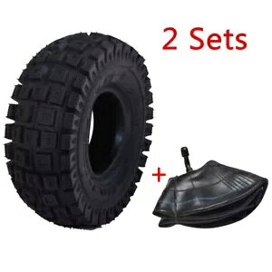 2PC 3.00-4 260x85 ^C + `[u 10x3 S[J[greBXN[^[Nbh E oCN E300 2PC 3.00-4 260x85 Tyre + Tube 10x3 For Go kart Mobility Scooter Quad E Bike E300