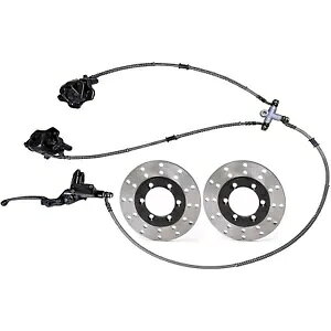 S[J[gtgu[LcCLp[V_[pbhATVNbhoM[StJ[g Go kart Hydraulic Front Brake Twin Caliper Cylinder Pad ATV Quad Buggy Golf Cart