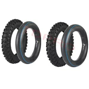 2  80/100-10 3.00-10 C`AobN^C`[u_[goCN CRF50 PW50 TTR50 JR50 p 2pcs 80/100-10 3.00-10" Rear Back Tyre Tube Dirt Bike for CRF50 PW50 TTR50 JR50