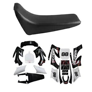 vX`bNLbgXebJ[ A|II 110cc 125cc 150cc 160 _[goCNpV[gt Plastics Kit Stickers with Seat for Apollo Orion 110cc 125cc 150cc 160 Dirt Bike