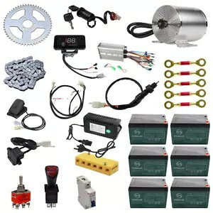 72V 3000W uVX[^[LbgRg[[d]ԃI[goCStJ[g 72V 3000W Brushless Motor Kit Controller Electric Bicycle Motorcycle Golf Cart
