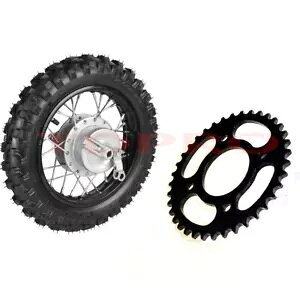 2.50-10 C`փ^C + 420 XvPbg CRF50 70cc 90cc _[goCNp 2.50-10 Inch Rear Wheel Tire Rim + 420 Sprocket for CRF50 70cc 90cc Dirt Bike