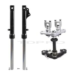 27 ~[g 520 ~[gtgtH[Ngvc[fBXNu[L_[gsbgoCNz_ CRF50 XR50 27mm 520mm Front Forks Triple Tree Disc Brake For Dirt Pit Bike Honda CRF50 XR50