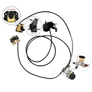 S[J[gAu[LLp[V_[AZuoM[ATVNbhStJ[g Go kart Hydraulic Rear Brake Caliper Cylinder Assembly Buggy ATV Quad Golf Cart
