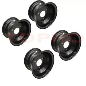 4  7 C` ATV zC[  3 {g 78mm tBbg 16x8-7 ^C NAbh S[J[g 110cc 125cc 4pcs 7" inch ATV Wheel Rim 3 Bolt 78mm Fit 16x8-7 Tyre Quad Go Kart 110cc 125cc