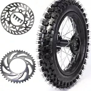 80/100-12 リアタイヤリム 12 "ホイールローターダートバイク CRF50 CRF70 110CC 125CC 用 80/100-12 Rear Tyre Rim 12" Wheel Rotor Dirt Bike for CRF50 CRF70 110CC 125CC