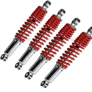 4pc 250mm �t�����g�V���b�N�A�u�\�[�o�[ �V���b�J�[ ATV �N�A�b�h�o�M�[ �S�[�J�[�g �_�[�g�o�C�N 50-125cc 4pc 250mm Front Shock Absorber Shocker ATV Quad Buggy Go Kart Dirt Bike 50-125cc �y���s�A���i�z