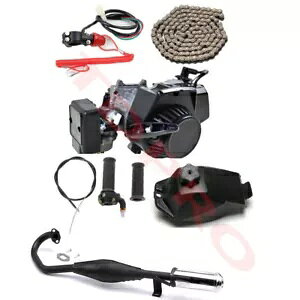 50cc 49cc 2 Xg[NGW[^[Lbg~j|PbgNbh_[goCN ATV oM[XN[^[ 50cc 49cc 2 Stroke Engine Motor kit Mini Pocket Quad Dirt Bike ATV Buggy Scooter