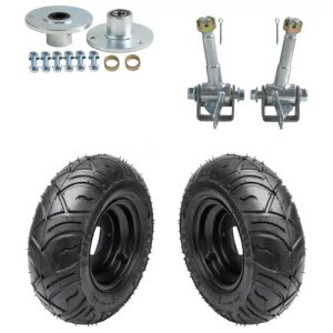 2pc 13x5-6 13x5.00-6 ^C 6 C`zC[ + XeAOXshnu S[J[g ATV p 2pc 13x5-6 13x5.00-6 Tyre Rim 6" Wheels + Steering Spindle Hubs for Go Kart ATV