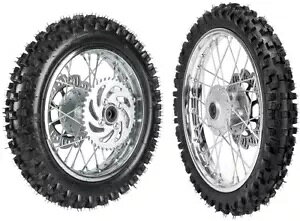 60/100-14 C` + 80/100-12 C` zC[^Csbgv_[goCN SSR 110cc 125cc Atomick 60/100-14''+ 80/100-12'' Wheel Rim Tyre Pit Pro Dirt Bike SSR 110cc 125cc Atomik