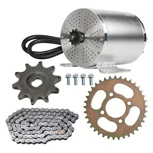 48V 1800W uVX[^[ + 420 10T 60T `F[XvPbgAdS[J[gNbhp 48V 1800W Brushless Motor + 420 10T 60T Chain Sprocket for Electric Go Kart Quad