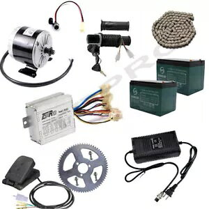 24V 350W uV[^[LbgRg[[ DIY d]ԃXN[^[]ԃS[J[g 24V 350W Brush Motor Kit Controller DIY Electric e Bike Scooter Bicycle Go kart