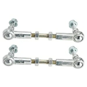 2x M8 XeAOo[WCgbhXEFCo[ ~j ATV NbhO֎ԃXN[^[gCNp 2x M8 Steering Lever Joint Rod Sway Bar for Mini ATV Quad Tricycle Scooter Trike