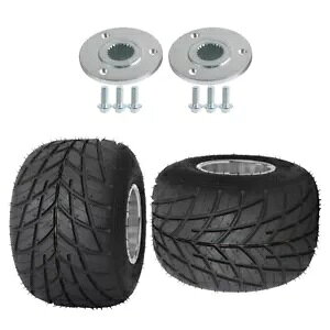 yA 5 C` S[J[g zC[ 11x7.10-5 ^C  + ANX nu XN[^[ htg gCN ATV Pair 5'' Go Kart Wheel 11x7.10-5 Tyre Rim + Axle Hubs fo Scooter Drift Trike ATV