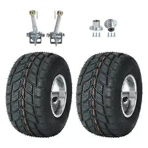 2  10x4.50-5 S[J[g zC[ ^C  + 5C` X^u ANX nu XN[^[ St J[g gCN 2pcs 10x4.50-5 Go Kart Wheel Tyre Rim+ 5" Stub Axle Hubs Scooter Golf Cart Trike