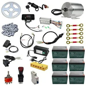72V 3000W uVX[^[LbgRg[[d]ԃI[goCStJ[g 72V 3000W Brushless Motor Kit Controller Electric Bicycle Motorcycle Golf Cart