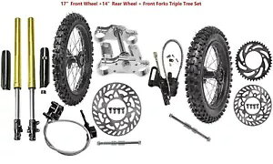 tgtH[N gv + 17" 14" zC[ 70/100-17 90/100-14 sbgoCN 125cc 140cc 150 Front Forks Triple + 17" 14" Wheel 70/100-17 90/100-14 Pit Bike 125cc 140cc 150