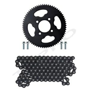 219H `F[ + 70T AXvPbg S[J[g ATV d_[goCN ~joCN[Xp 219H Chain + 70T Rear Sprocket for Go Kart ATV Electric Dirt Bike Mini Bike Race