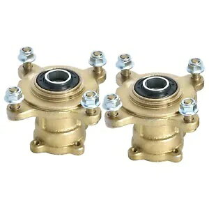 17 �~�����[�g�� 4 ���O�O�փn�u�x�A�����O�t�����W�S�[�J�[�g ATV �N���b�h 110cc 125cc 150cc �p 17mm 4 Lug Front Wheel Hub Bearing Flange for Go Kart ATV Quad 110cc 125cc 150cc �y���s�A���i�z