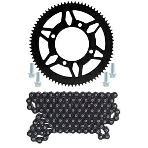 219H `F[ + 76T AXvPbg S[J[g ATV d_[goCN ~joCN[Xp 219H Chain + 76T Rear Sprocket for Go Kart ATV Electric Dirt Bike Mini Bike Race