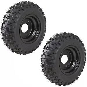 yA 4.10-6 C` zC[ ^C  XN[^[ ATV S[J[g Nbh _[g |PbgoCNp Pair 4.10-6 Inch Wheel Tyre Rim for Scooter ATV Go kart Quad Dirt Pocket Bike