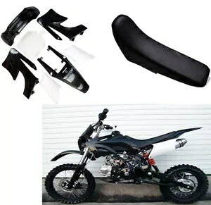 ubNvX`bNtF_[Lbg + V[gA|II 125cc 150cc 200cc _[goCNp Black Plastics Fender kit + Seat for Apollo Orion 125cc 150cc 200cc Dirt Bike