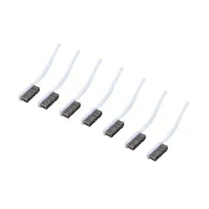 ^C[uV XeXuV Ԑmi x 7 Small Wire Brush Stainless Steel Brush Car Vehicle Mechanic Parts Cleaning x 7