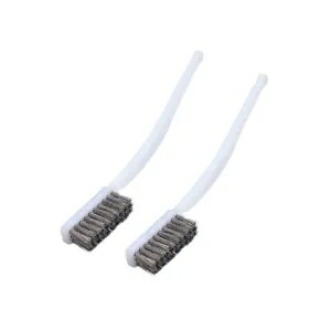 ^C[uV XeXuV Ԑmi x 2 Small Wire Brush Stainless Steel Brush Car Vehicle Mechanic Parts Cleaning x 2