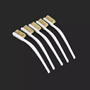 5 ~j^C[^JuV DIY KLp[N[jO 5 Pieces Mini Small Wire Brass Brush DIY Metal Rust Remover Callipers Cleaning