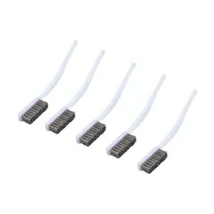 ^C[uV XeXuV Ԑmi x 5 Small Wire Brush Stainless Steel Brush Car Vehicle Mechanic Parts Cleaning x 5