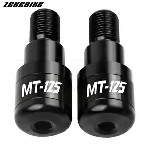�n���h���o�[�O���b�v�G���h�L���b�v�U���X���C�_�[�v���O���}�n MT125 2014-2016 �V Handle Bar Grip Ends Caps Vibration Slider Plug FOR YAMAHA MT125 2014-2016 New �y���s�A���i�z