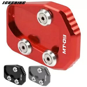 tbgTChX^hgv[gLbNX^hpbh}n MT09 XSR900 Foot Side Stand Enlarge Plate Kickstand Extension Pad For YAMAHA MT09 XSR900