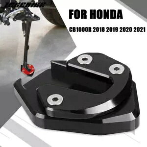 �t�b�g�T�C�h�X�^���h�L�b�N�X�^���h���L�����p�b�h�z���_ CB1000R 2018-2023 �V Foot Side Stand Kickstand Enlarger Extension Pad For Honda CB1000R 2018-2023 New �y���s�A���i�z