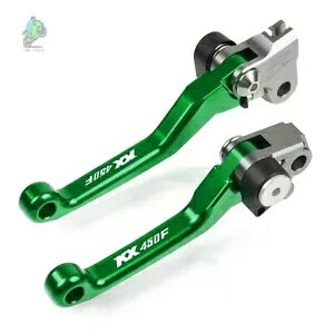 Kawasaki KX450F 2006-2018 ߉\Ȑ܂肽݃tgu[Lo[ & Nb`o[ For Kawasaki KX450F 2006-2018 Adjustable Fold Front Brake Lever & Clutch Levers