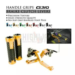 BMW G310GS 2017-2019 �����\�ȃV���[�g�u���[�L�N���b�`���o�[ CNC �n���h���O���b�v for BMW G310GS 2017-2019 Adjustable Short Brake Clutch Levers CNC Handle Grips �y���s�A���i�z