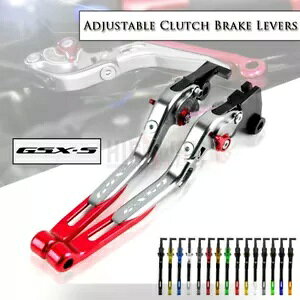 \Ȑ܂肽ݎg\u[L & Nb`o[XYL GSXS750 11-19 Adjustable Foldable Extendable Brake & Clutch Levers For SUZUKI GSXS750 11-19